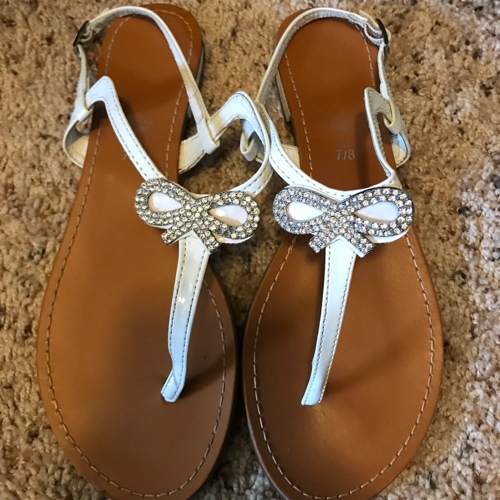 white sandals from Rue21 etc!